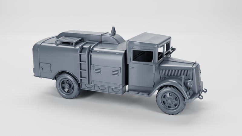 Opel Blitz Tankwagen - Kfz.385 - Germany - Bolt Action - wargame3d - 28mm Scale