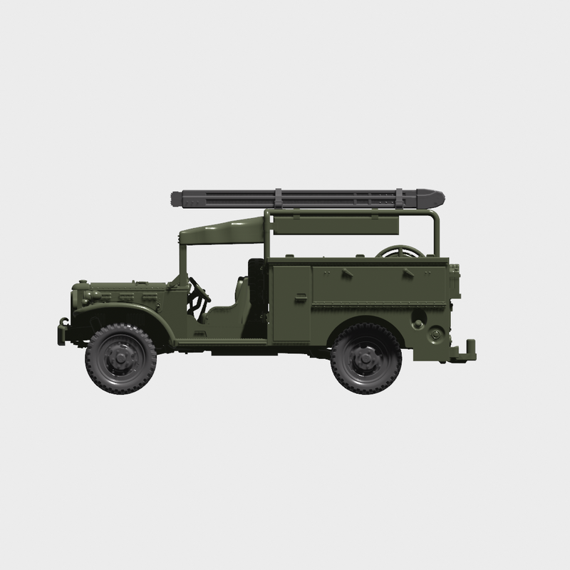 Dodge WC-61 (K50-B) Light Maintenance Truck - US Army - Bolt Action - wargame3d - 28mm Scale