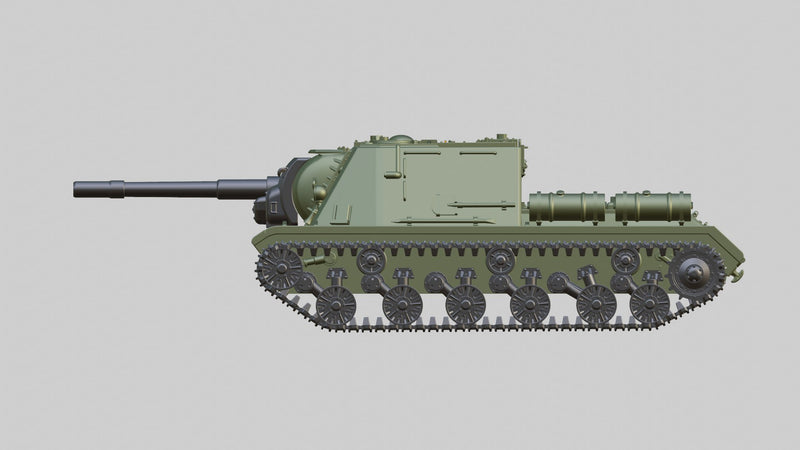 ISU-152 Heavy SPG (Zveroboy) - wargame3d- 28mm Scale - Russian Army - Bolt Action