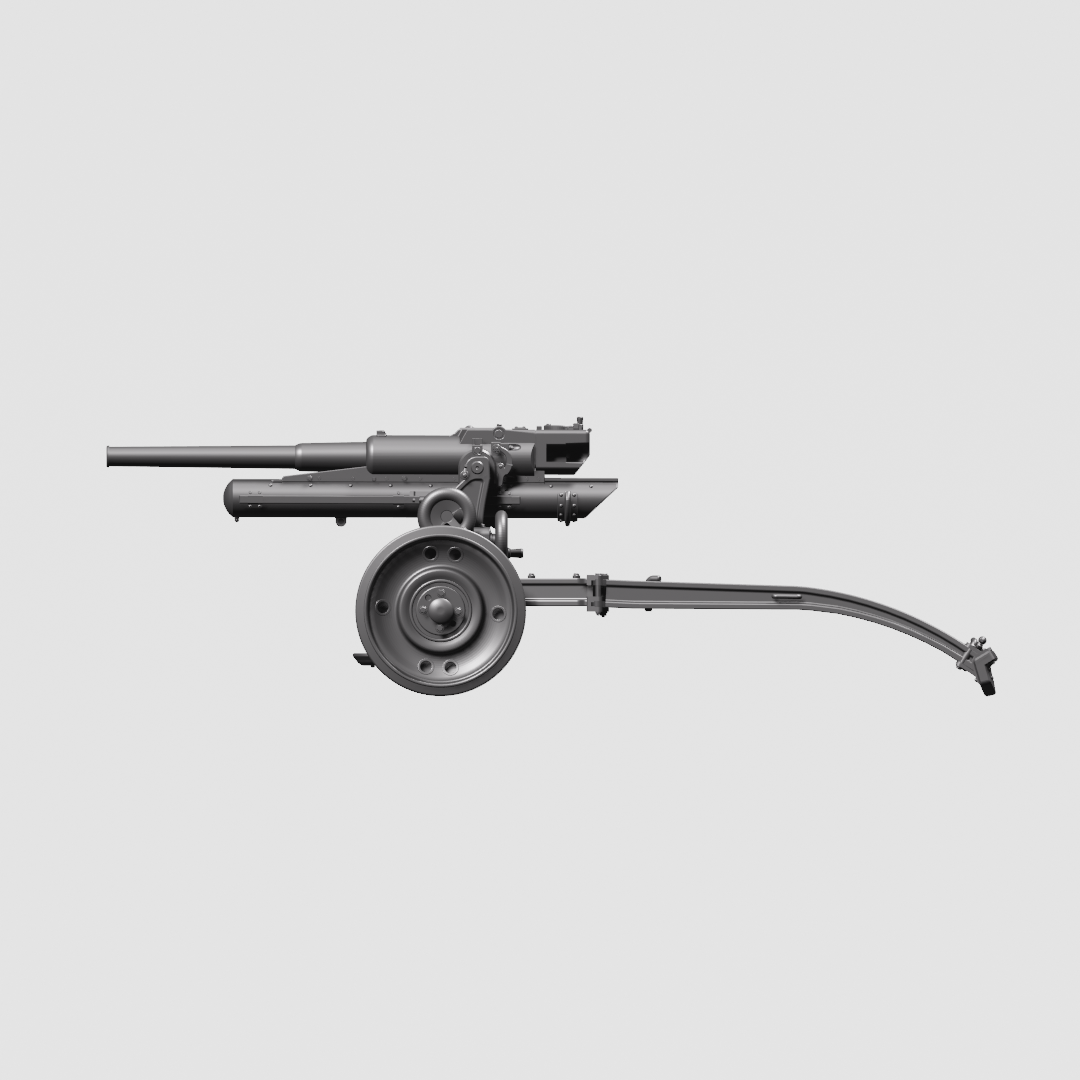 Bohler 47mm anti‑tank gun (Austria) - Fighting Vehicles of the East Indies Armies - UK Army - 28mm Scale -  wargame3d