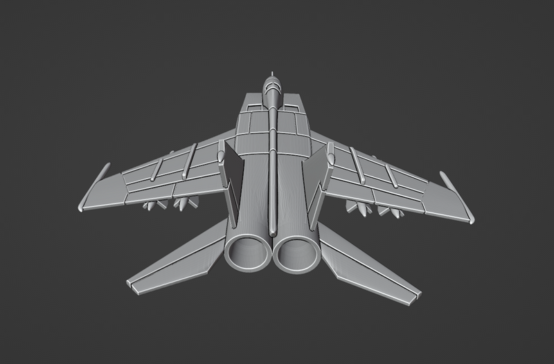 McDonnell Douglas FA-18 Hornet - Operation Desert Storm - 1/200 Scale - wargame3d