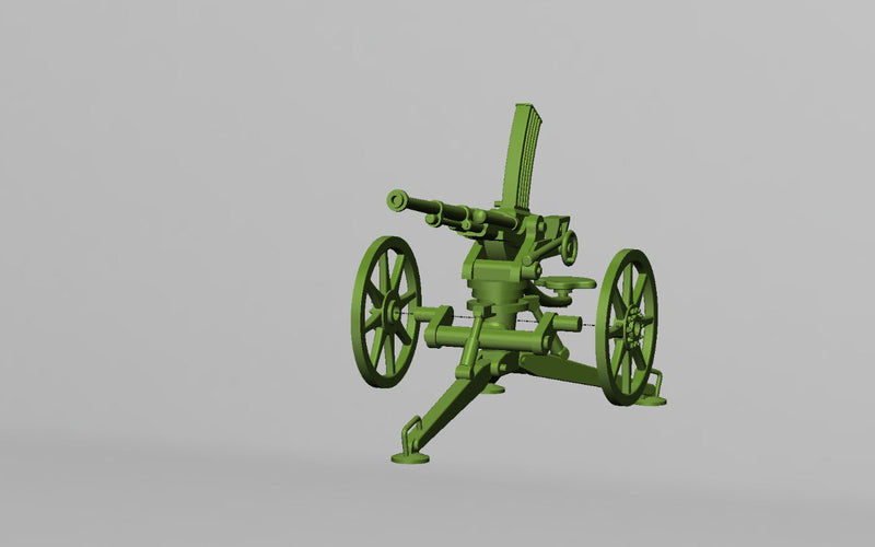 Type 98 20 mm AA machine cannon - Japanese  Army - 28mm Scale - Bolt Action - wargame3d