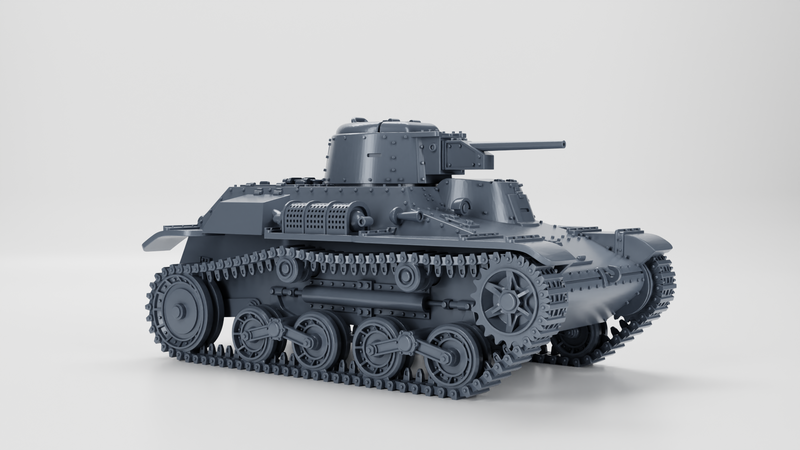 Type 97 Te-Ke Tankette - Japanese Army - 28mm Scale - Bolt Action - wargame3d