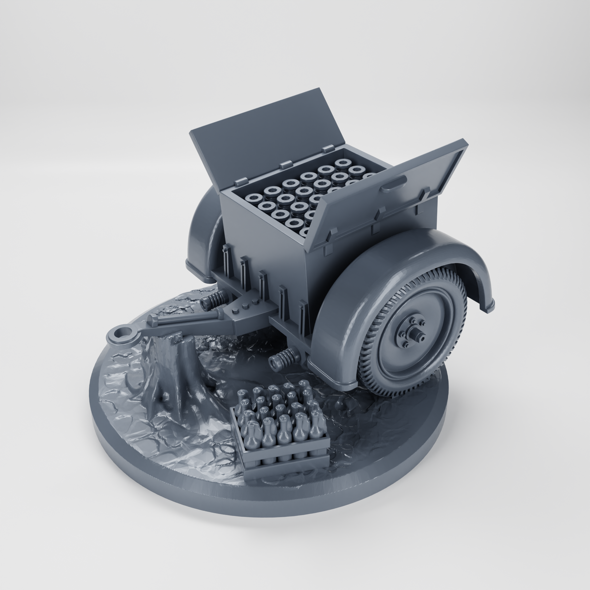 Objective Markers Part 4 - 9 Markers - 28 mm Scale - 40mm Markers -  wargame3d