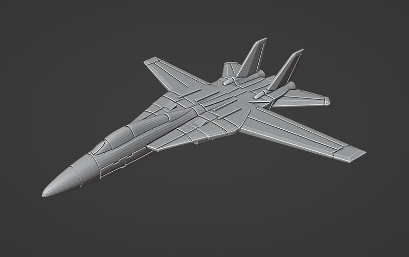 Grummar F-14 Tomcat - Operation Desert Storm - 1/200 Scale - wargame3d