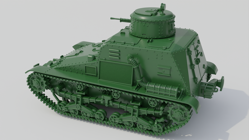 Type 95 So-Ki Armored Railroad Tankette - Japanese  Army - 28mm Scale - Bolt Action - wargame3d