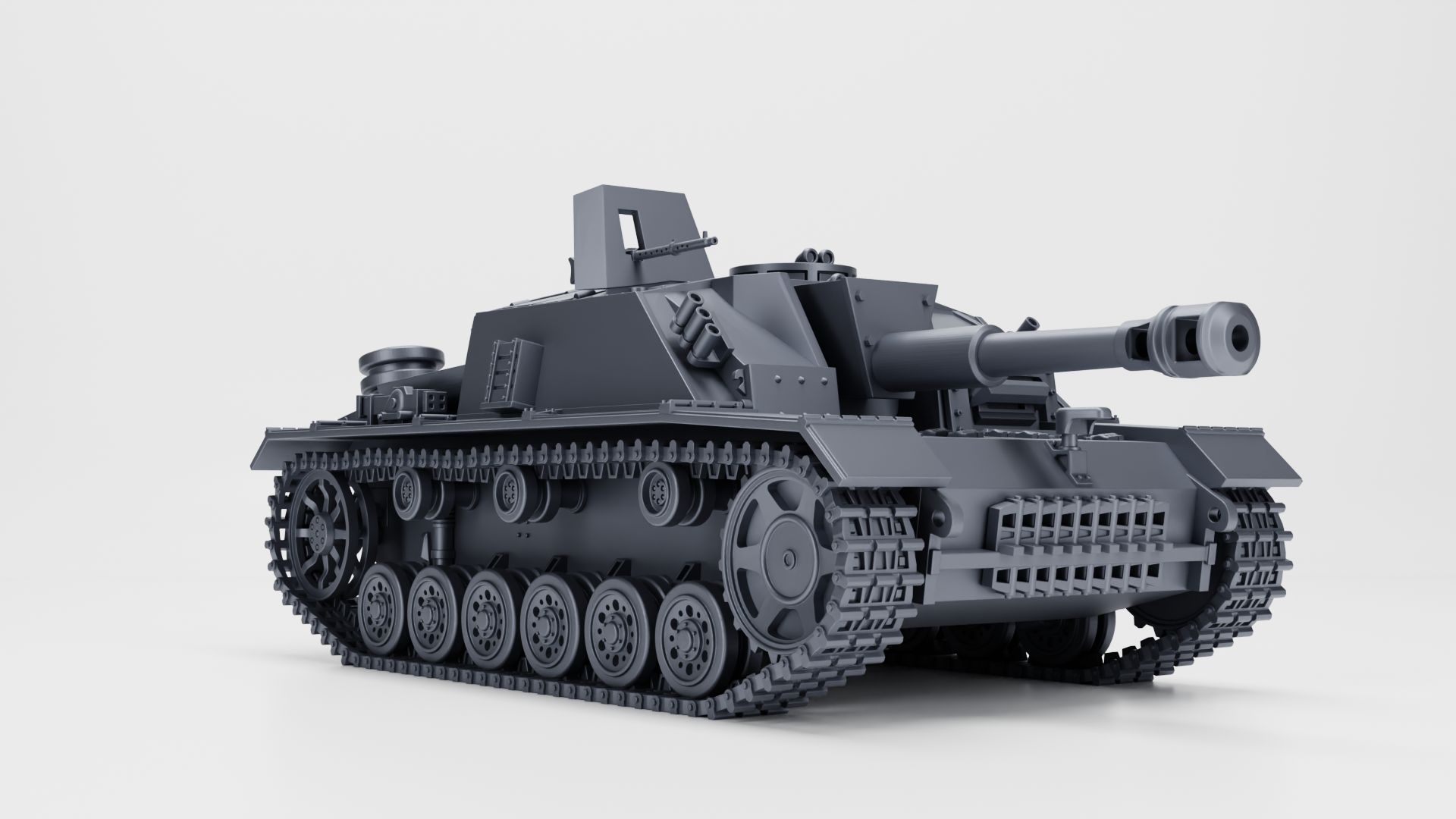 STUH 42 (Sturmhaubitze 42 Ausf G) - German Sturmpanzer - WWII - German Army -  wargame3d - 28mm Scale