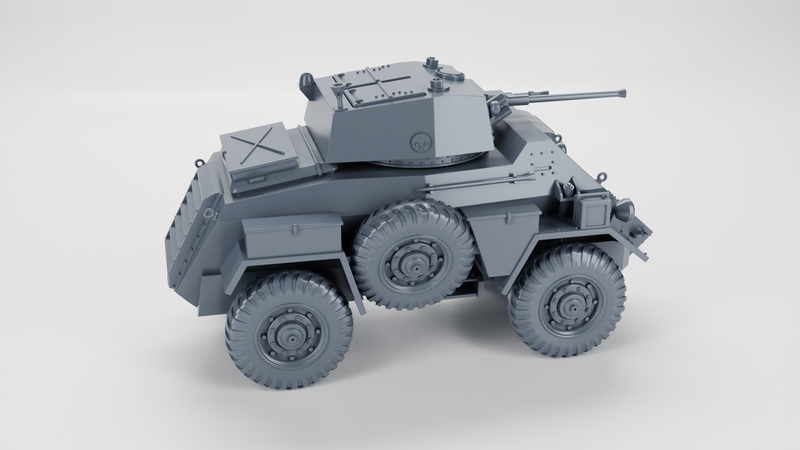 Humber Armored Car Mk.IV - UK Army - 28mm Scale - Bolt Action - wargame3d