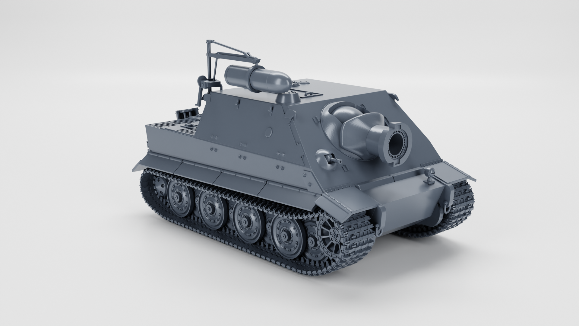 Sturmtiger - 38 cm RW61 auf Sturmmörser Tiger - German Sturmpanzer - WWII - German Army -  wargame3d - 28mm Scale