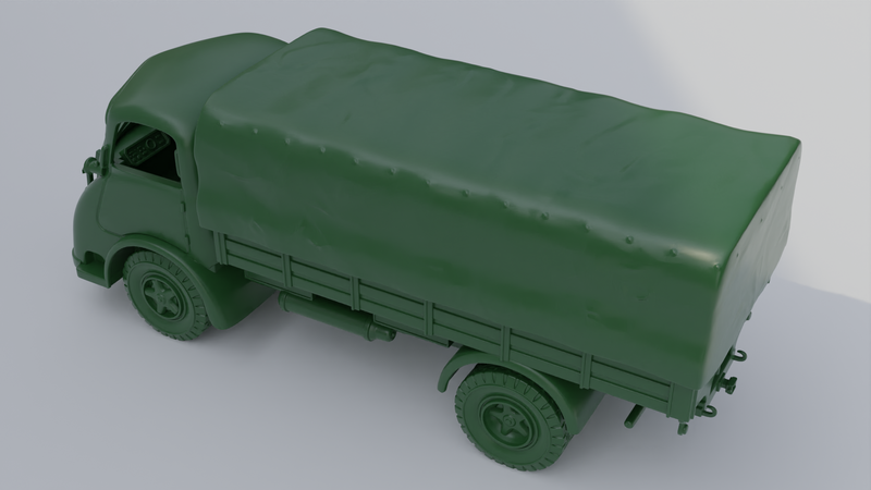 Heavy truck Alfa Romeo 800 - Italian Army - 28mm Scale - Bolt Action - wargame3d