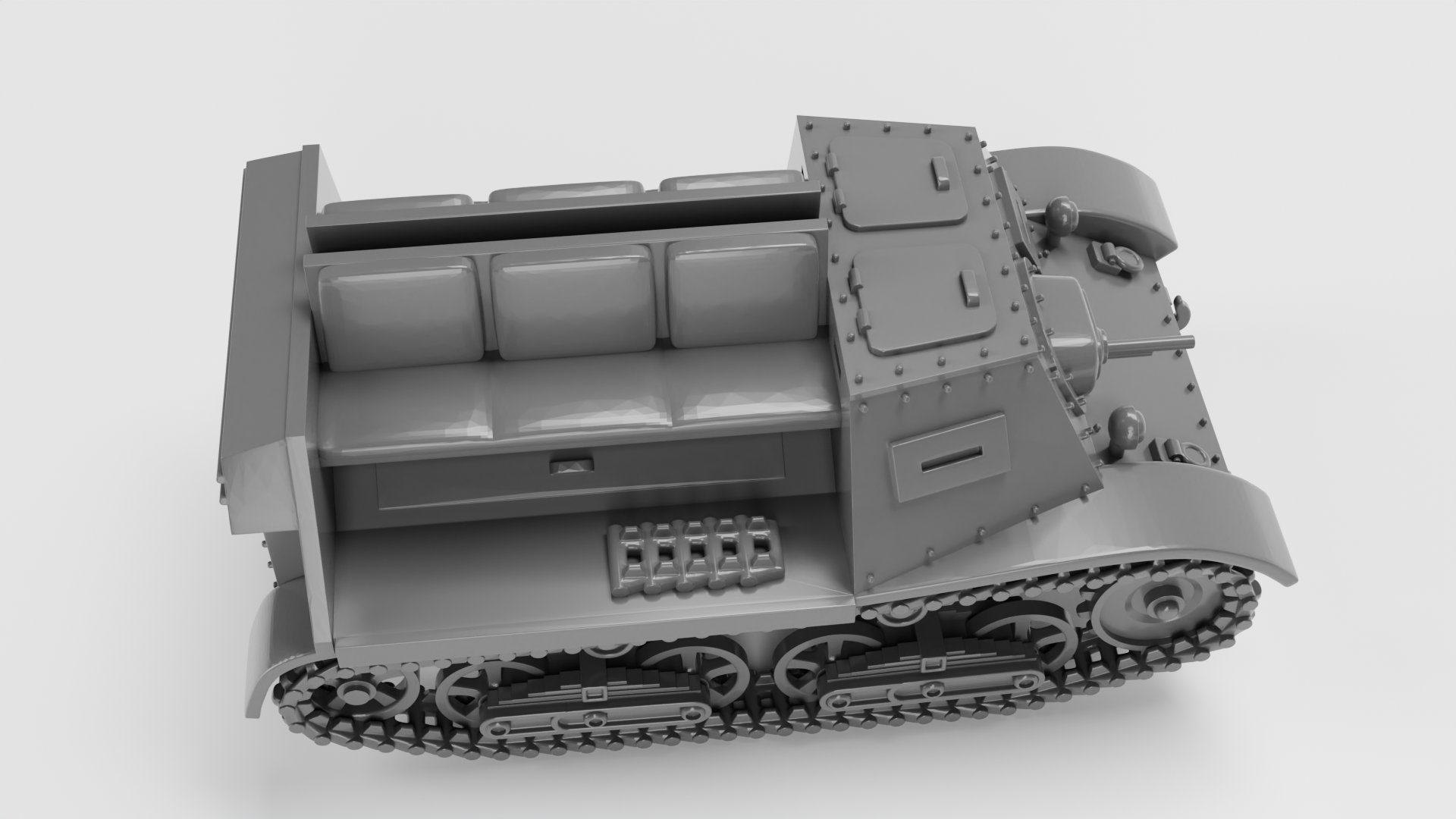 T-20 Komsomolets - Russian Army -  wargame3d- 28mm Scale