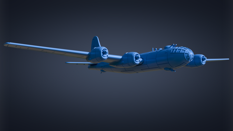 Boeing B-29 Superfortress - Korean War - 1/200 Scale - wargame3d