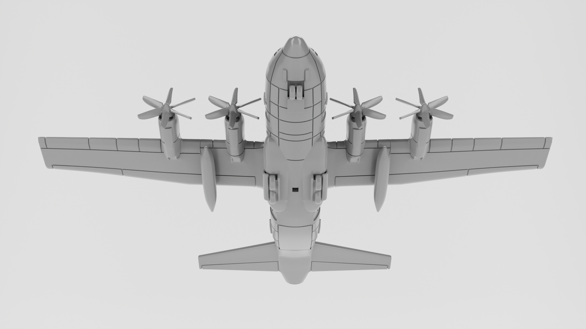 Lockheed C-130 Hercules - Vietnam War Aircraft - 1/200 Scale - wargame3d