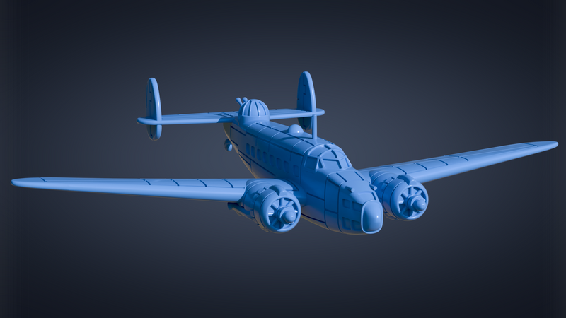 Lockheed Hudson - Aircraft of Varsity Operation - 1/200 Scale - wargame3d