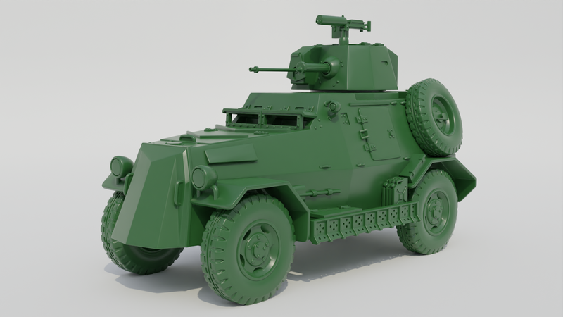 Marmon-Herrington Mk.III - UK Army - 28mm Scale - Bolt Action - wargame3d