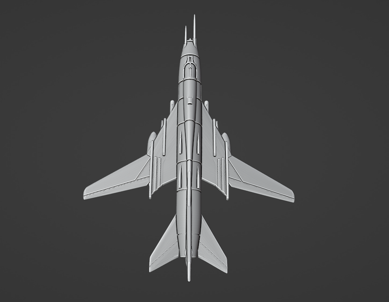 Sukhoi SU-22 M4R - Operation Desert Storm - 1/200 Scale - wargame3d