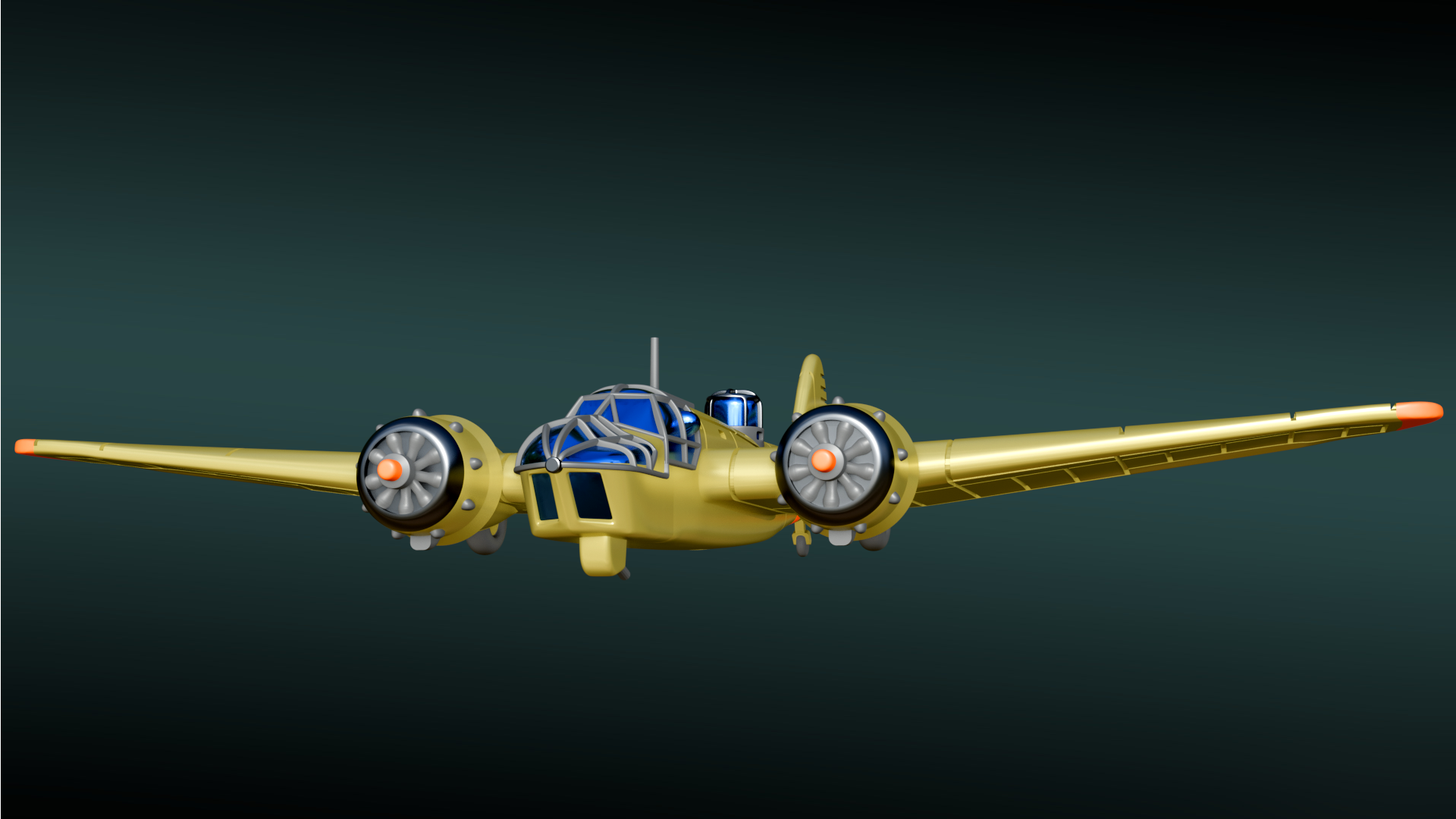 Bristol Blenheim Mk.IV - Battle Planes of WWII - 1/200 Scale - wargame3d