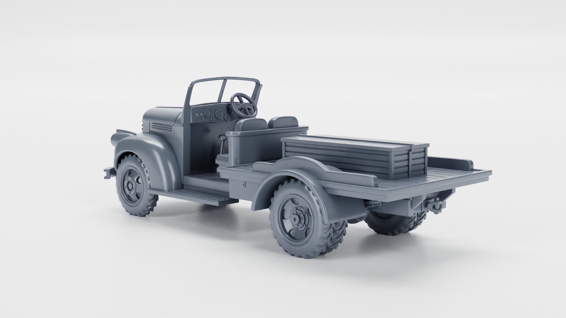 Fargo 1 ½ Ton Truck with MGs - Fighting Vehicles of the East Indies Armies - UK Army - 28mm Scale -  wargame3d