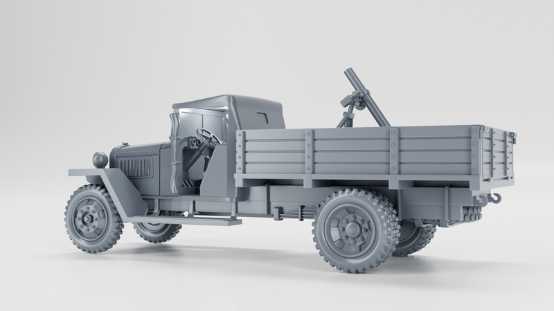 GAZ MM Light Truck - Russian Army -  wargame3d- 28mm Scale