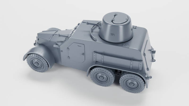 Armored car Tatra OA vz.30 - Other Nations Fighting Vehicles - 28mm Scale - Bolt Action - wargame3d