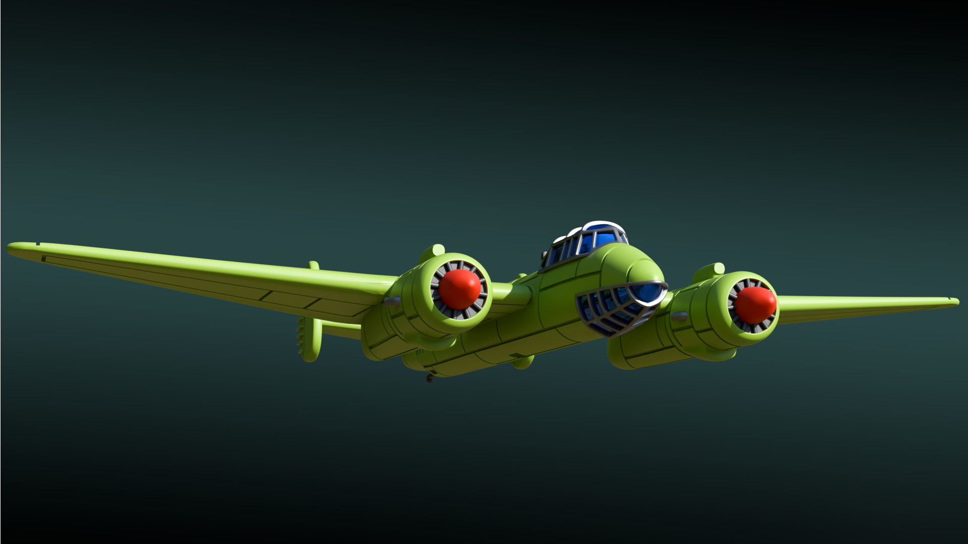 Tupolev Tu-2 - Battle Planes of WWII - 1/200 Scale - wargame3d