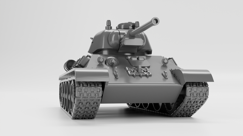 T34-76 model 1943 - Russian Army -  wargame3d- 28mm Scale