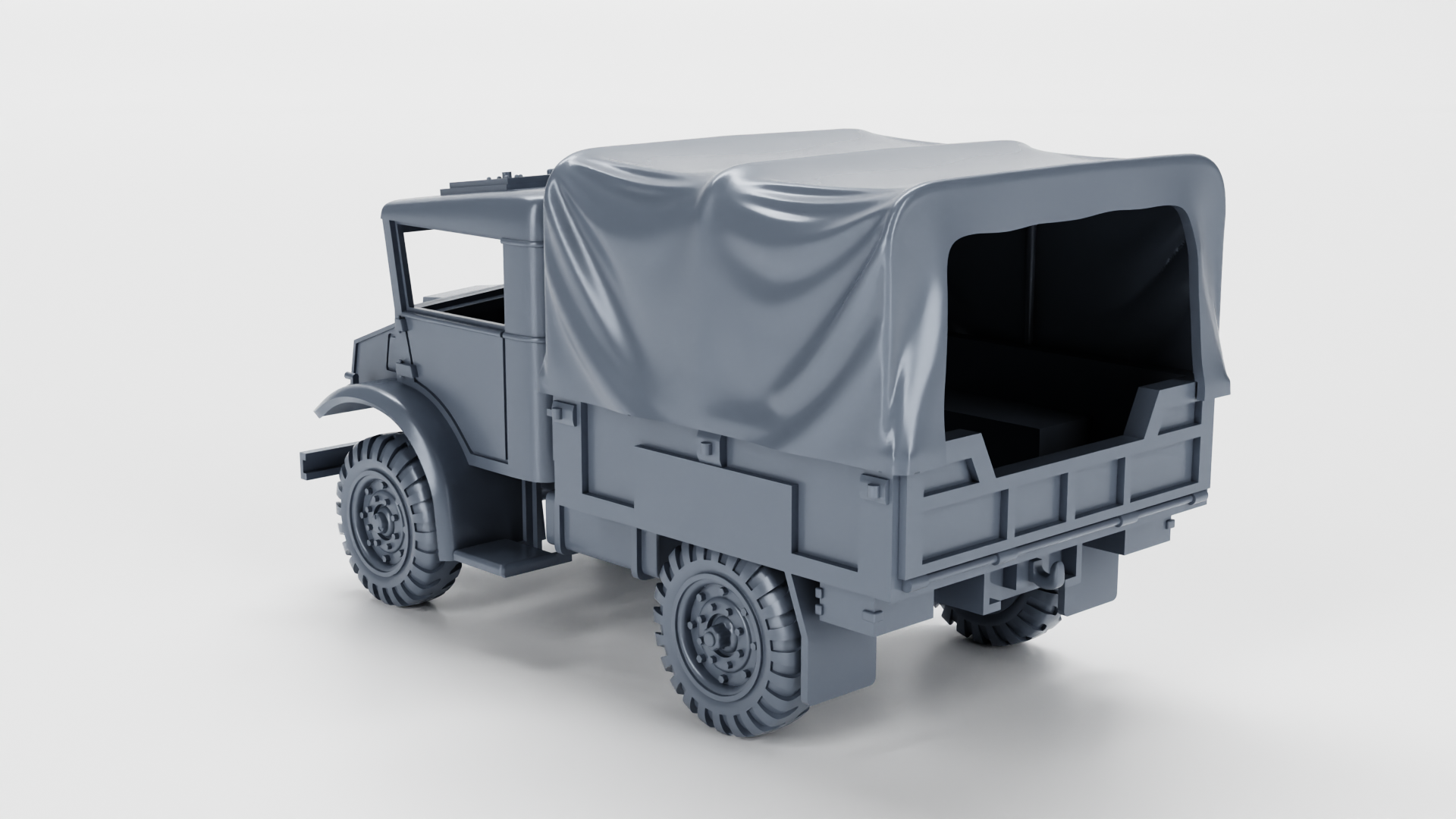 CMP C15A Light Truck (4x4, 15 CWT) - Canadian Fighting Vehicles - 28mm Scale -  wargame3d