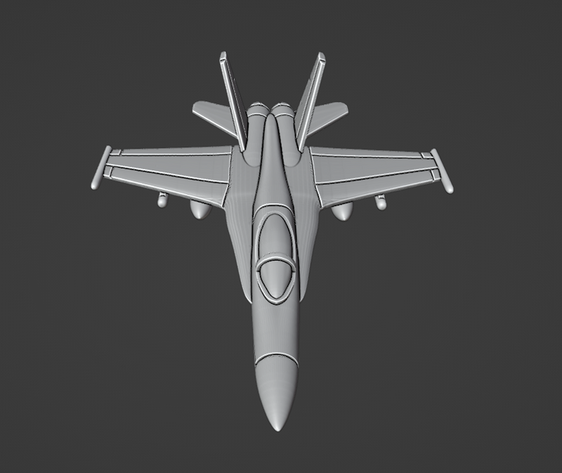 McDonnell Douglas FA-18 Hornet - Operation Desert Storm - 1/200 Scale -  wargame3d