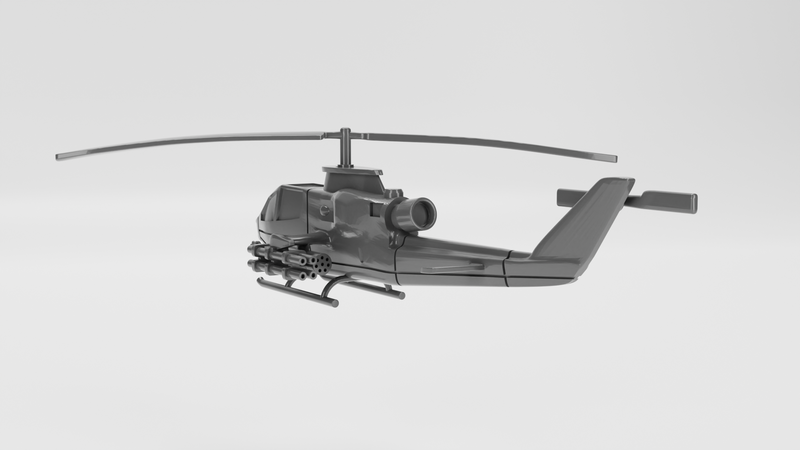 Bell AH-1s Cobra - Operation Desert Storm - 1/200 Scale - wargame3d