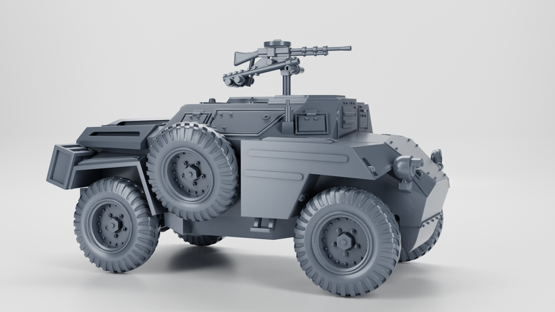 Humber Scout Car Mk.I - UK Army - 28mm Scale - Bolt Action - wargame3d