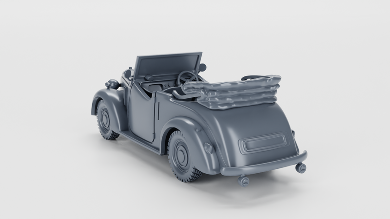 Austin 8AP Military Tourer (UK) - UK Army - 28mm Scale -  wargame3d