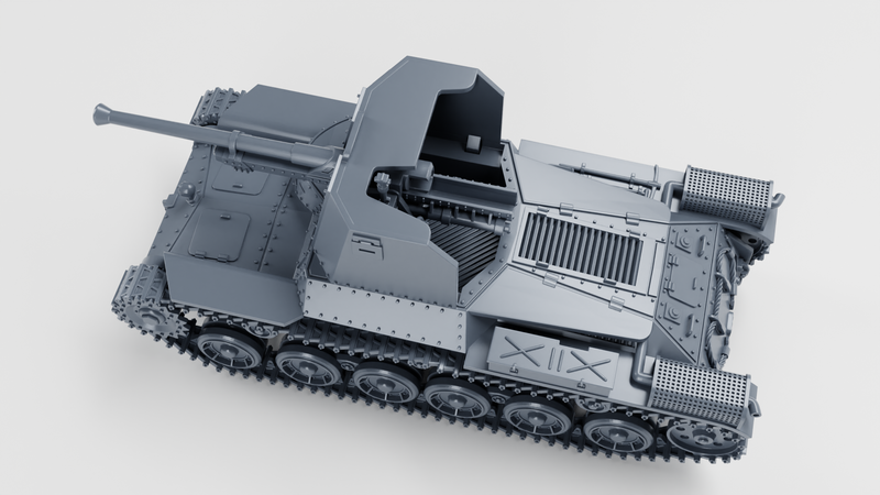 Type 1 Ho-Ni I SPG - Japanese Army - 28mm Scale -  wargame3d