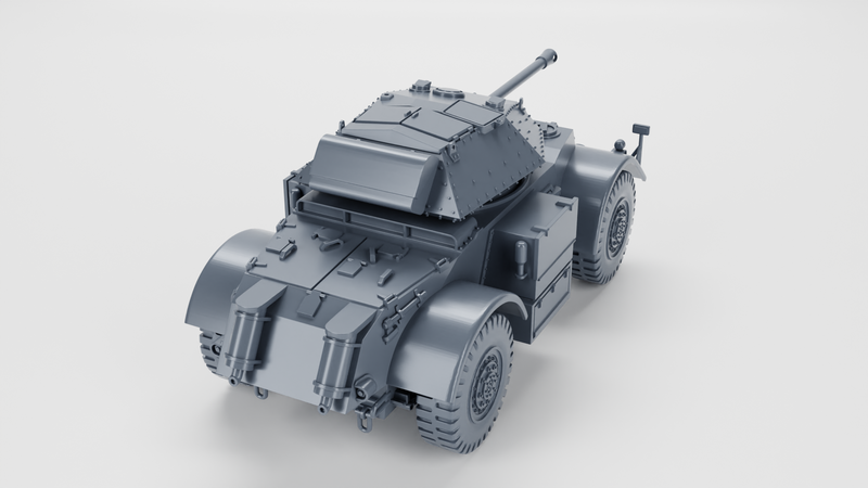 T17E1 Staghound Mk.III - UK Army - 28mm Scale - Bolt Action - wargame3d