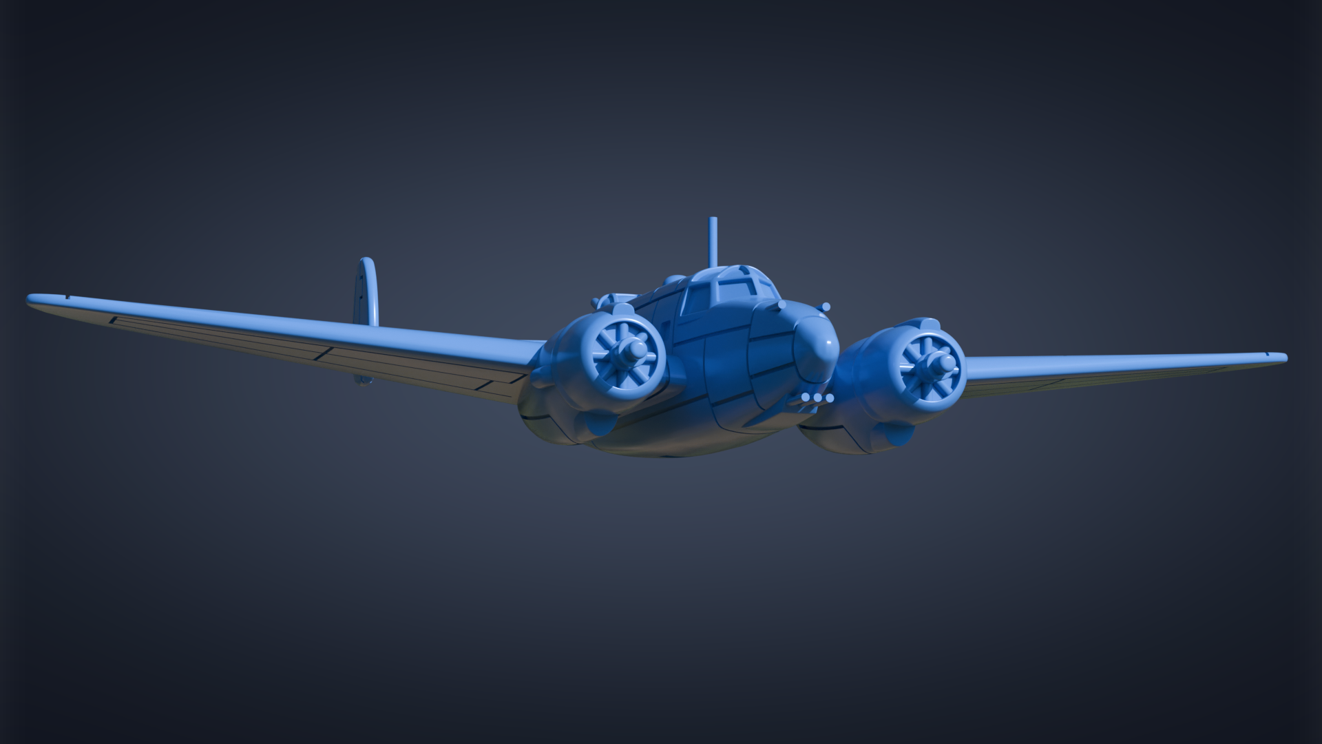 Lockheed Ventura PV-1 - Battle Planes of WWII - 1/200 Scale - wargame3d