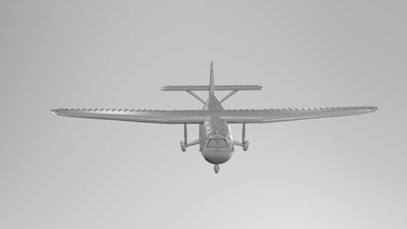 Horsa Mk.I (Airspeed AS.51) - Aircraft of Varsity Operation - 1/200 Scale - wargame3d