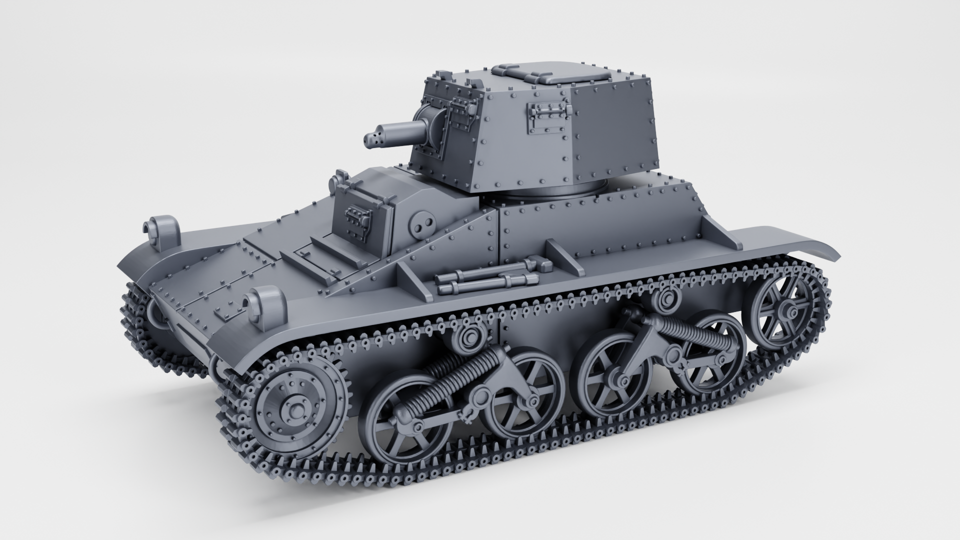 Vickers Light Tank Dutchman (M1936 Dutchman) - Fighting Vehicles of the East Indies Armies - UK Army - 28mm Scale -  wargame3d