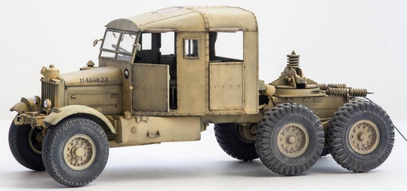 Scammell Pioneer Tank Transporter w/ TRMU30 Trailer - UK Army - Bolt Action - wargame3d- 28mm Scale