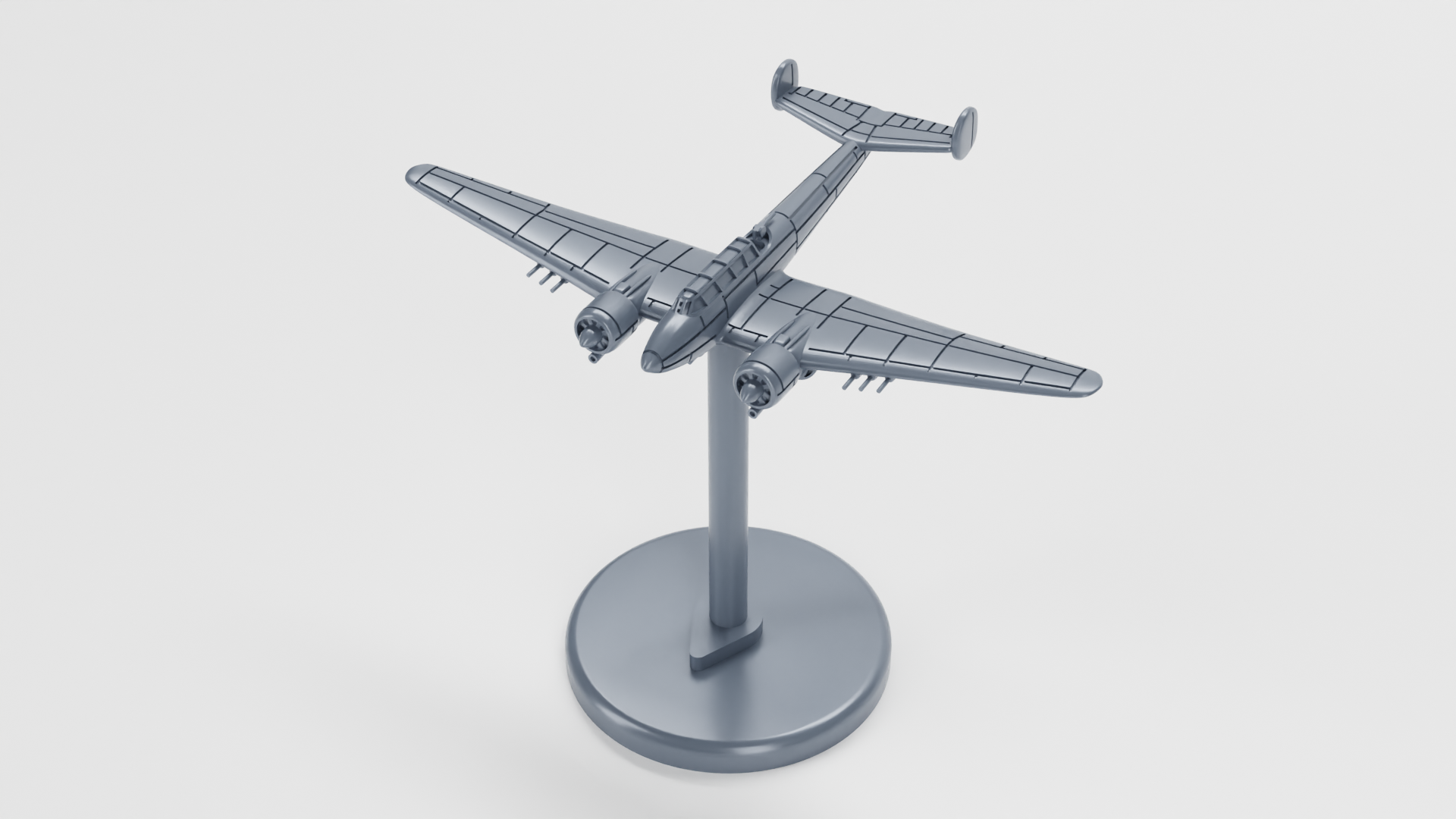 Potez 631 - French Aircraft of WWII - 1:200 Scale - Great for Table Top War Games and Dioramas - Resin -  wargame3d