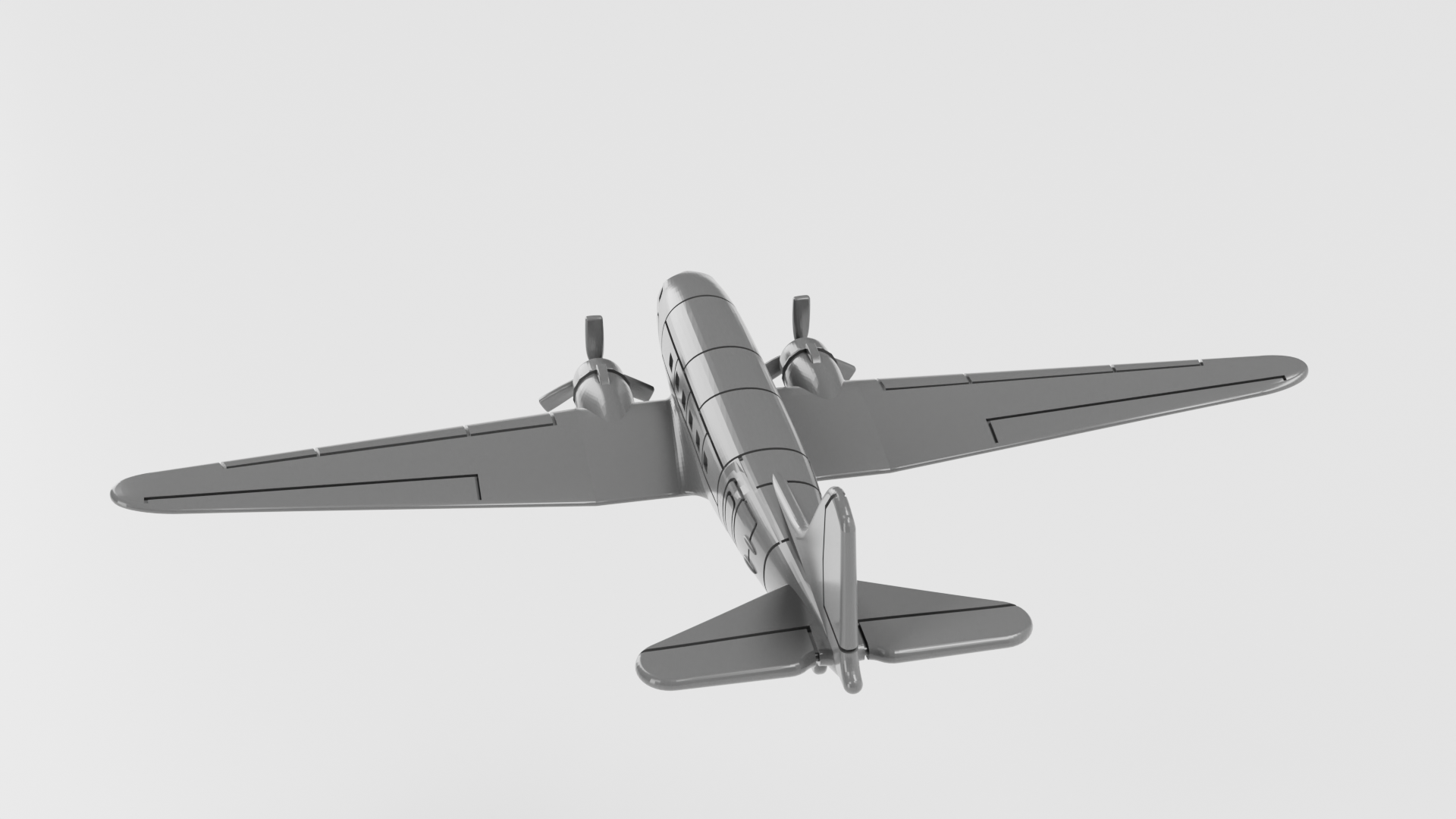 Douglas C-47 Skytrain - Aircraft of Varsity Operation - 1/200 Scale - wargame3d