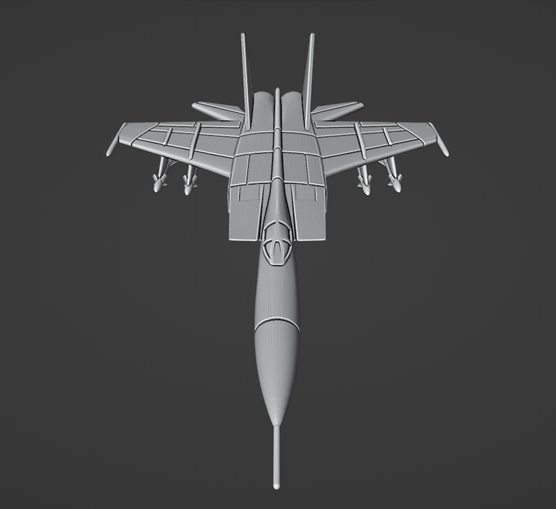 McDonnell Douglas FA-18 Hornet - Operation Desert Storm - 1/200 Scale - wargame3d