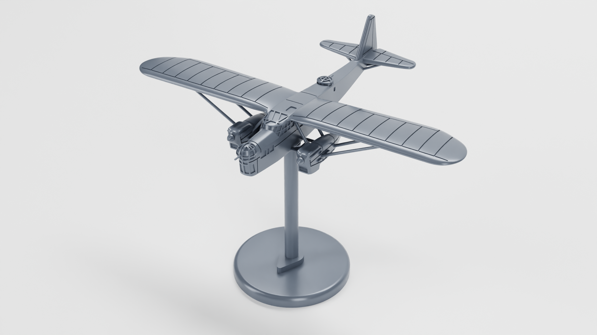 Potez 540 - French Aircraft of WWII - 1:200 Scale - Great for Table Top War Games and Dioramas - Resin -  wargame3d