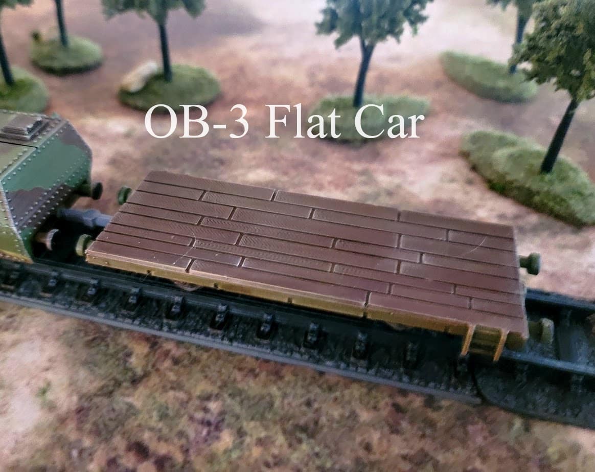 Soviet OB-3 Train Package - Resin 28mm Miniatures -  Deweycat