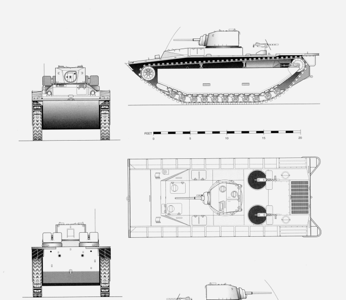 LVT A1 - US Army - Bolt Action - wargame3d- 28mm Scale