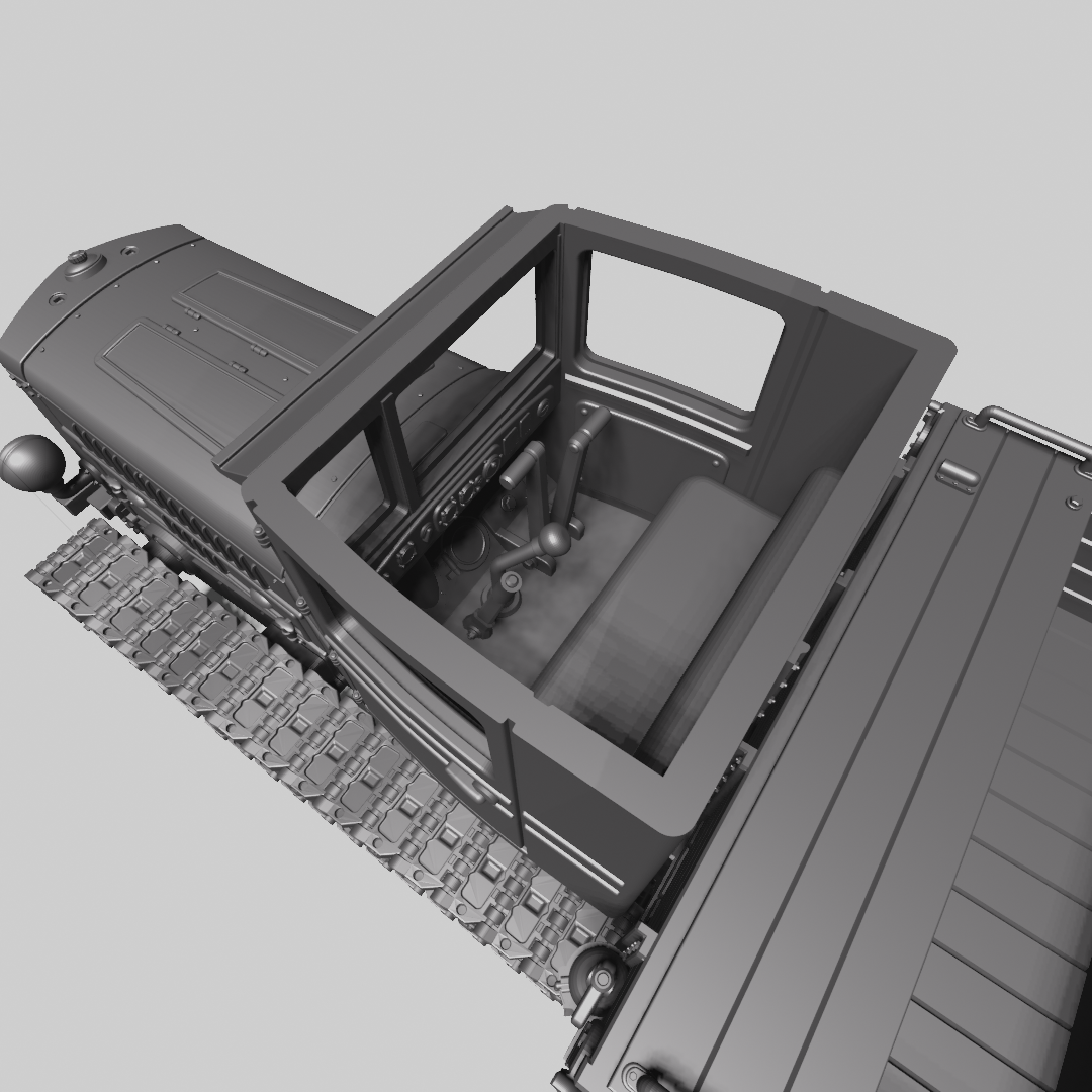 Komintern Artillery Tractor (USSR) -  Heavy Transporter - WW2 - Russian Army -  wargame3d - 28mm Scale