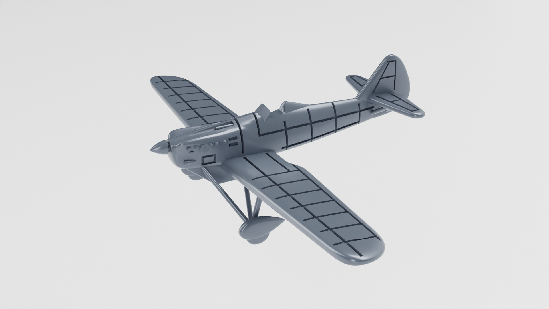 Dewoitine 501 - French Aircraft of WWII - 1:200 Scale - Great for Table Top War Games and Dioramas - Resin -  wargame3d