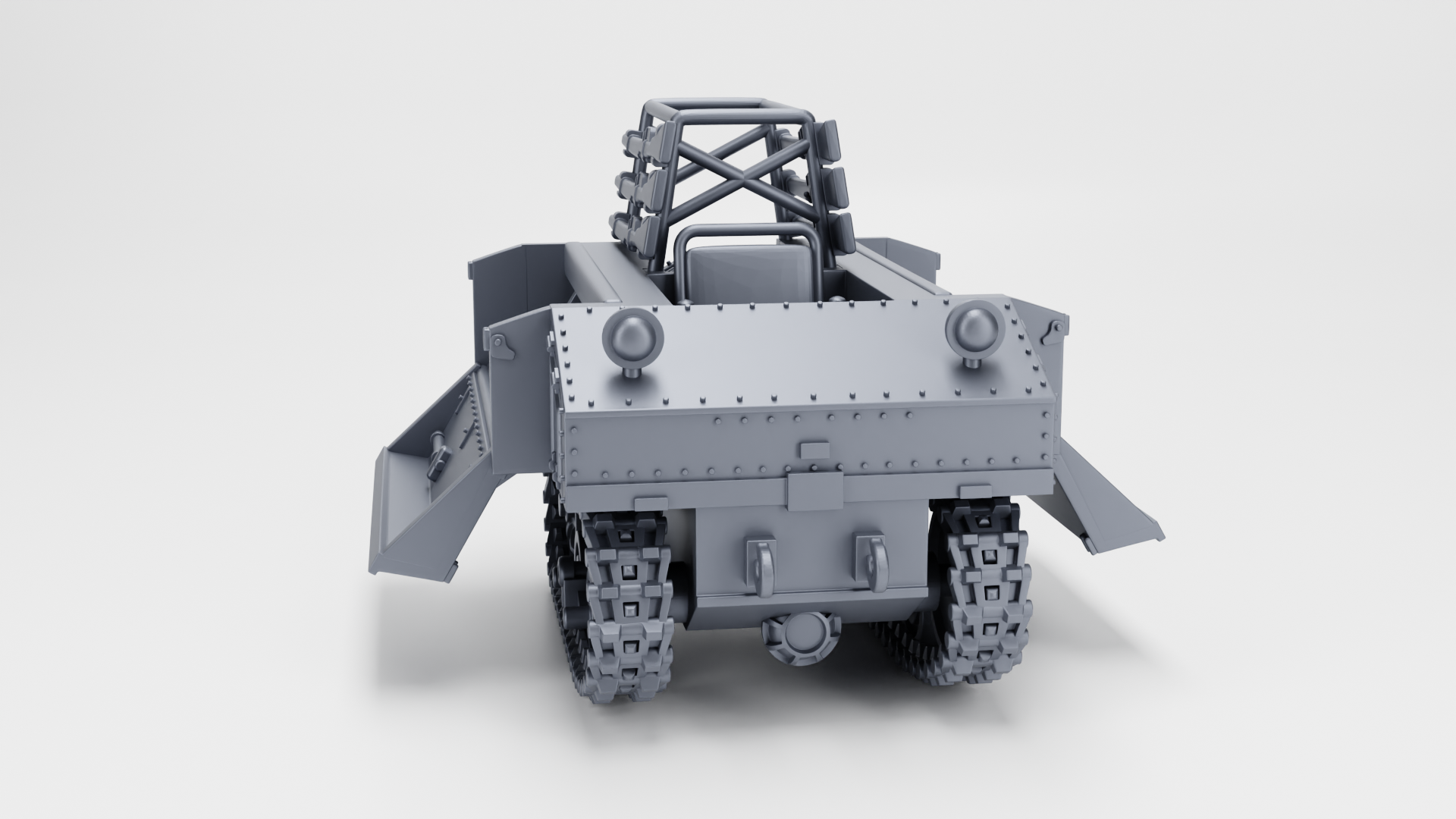 Vickers Utility Tractor VLC (Dutch version) - Fighting Vehicles of the East Indies Armies - UK Army - 28mm Scale -  wargame3d