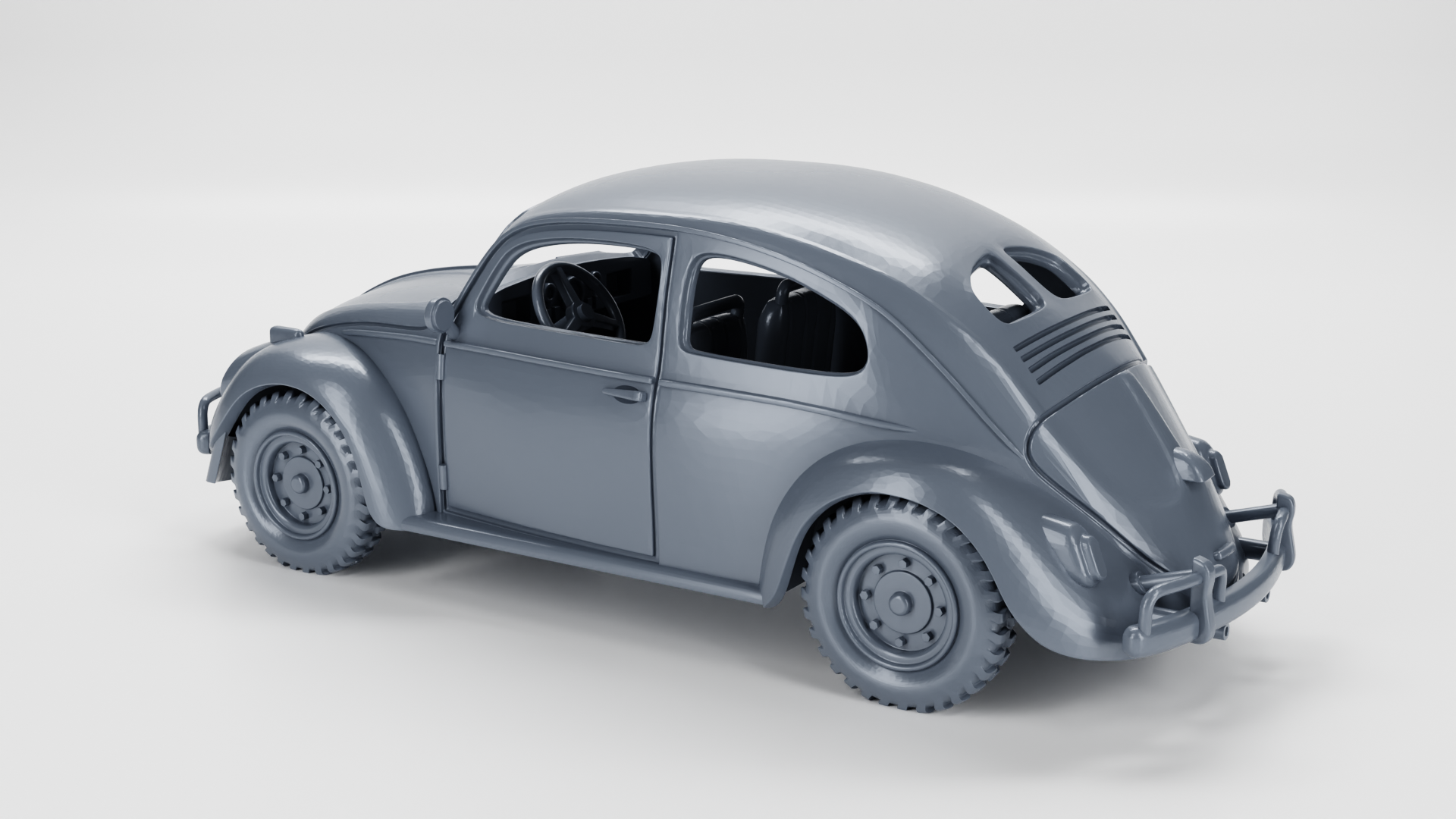 Volkswagen Type 82E- Other Nations Passenger Vehicles - 28mm Scale -  wargame3d