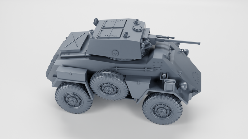 Humber Armored Car Mk.IV - UK Army - 28mm Scale - Bolt Action - wargame3d