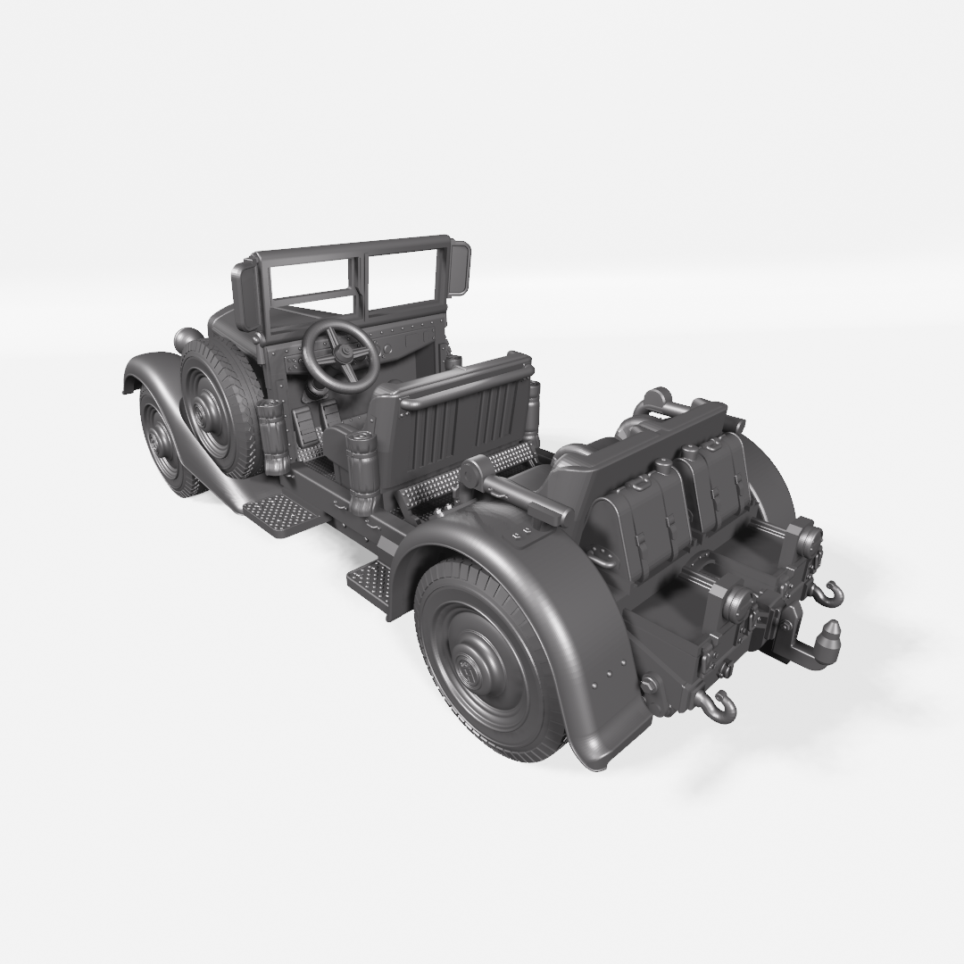 Horch 830 R Kübelwagen - WWII - German Army -  wargame3d - 28mm Scale