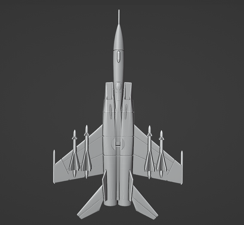 McDonnell Douglas FA-18 Hornet - Operation Desert Storm - 1/200 Scale - wargame3d